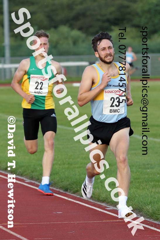 BMC 1500 metres, BMC, Chester le Street, July 19th. Photo: David T. Hewitson/Sports for All Pics